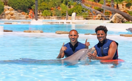 CAMPEÕES DA EUROPA DIVERTEM-SE NO ZOOMARINE