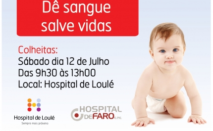 Recolha de Sangue no Hospital de Loulé - Dia 12 de julho