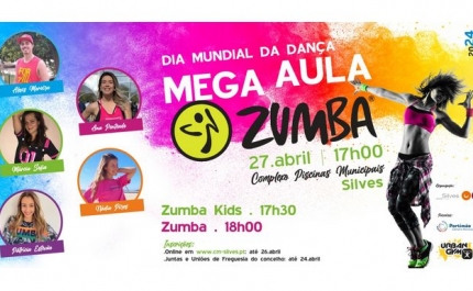 MEGA AULA DE ZUMBA REGRESSA A SILVES COM SESSÕES PARA ADULTOS E CRIANÇAS