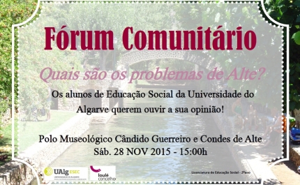 Fórum Comunitário na aldeia de Alte 