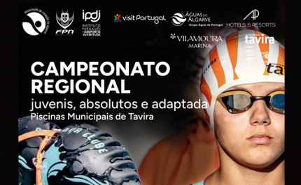 Tavira recebe Campeonato Regional de Natação nos dias 7 e 8 de março