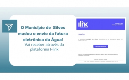 FATURA ELETRÓNICA DA ÁGUA DO MUNICÍPIO DE SILVES PASSA A SER DISPONIBILIZADA ATRAVÉS DA PLATAFOTRMA ILINK