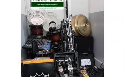 GNR recupera instrumentos musicais furtados
