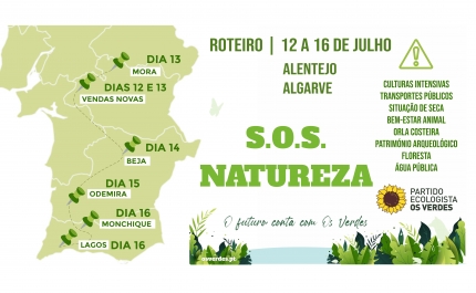 SOS Natureza: Roteiro Alentejo e Algarve