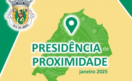Vila do Bispo dá continuidade à iniciativa «Presidência de Proximidade» de 13 a 17 de janeiro