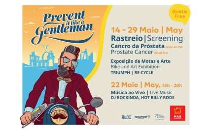 CAMPANHA «Prevent it like a Gentleman» DO MAR SHOPPING ALGARVE  regressa COM OBJETIVO DE AJUDAR A PREVENIR o cancro da próstata 