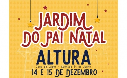 Altura será o Jardim do Pai Natal durante um fim de semana