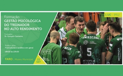 ACÇÃO DE FORMAÇÃO | GESTÃO PSICOLÓGICA DO TREINADOR NO ALTO RENDIMENTO