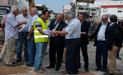 EXECUTIVO DE LOULÉ VISITOU OBRA EM ALMANCIL