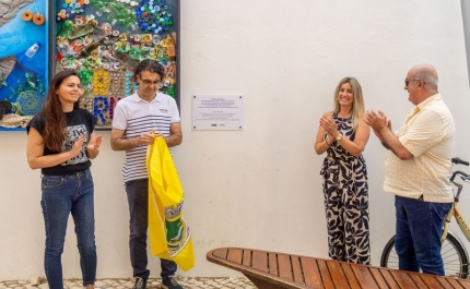 Inaugurados painéis artísticos do projeto LIXArte junto ao cais de embarque de Olhão