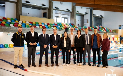 Secretário de Estado do Desporto visita instalações desportivas do concelho de Lagoa