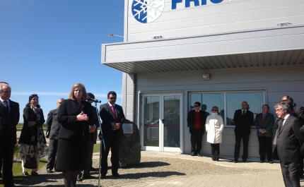 Ministra do Mar inaugura entreposto frigorífico no Porto de Sines