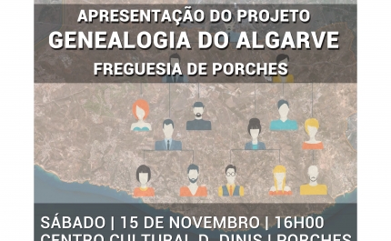 Projeto “Genealogia do Algarve”, de Nuno Campos Inácio, que envolve Freguesia de Porches, será lançado a 15 de novembro