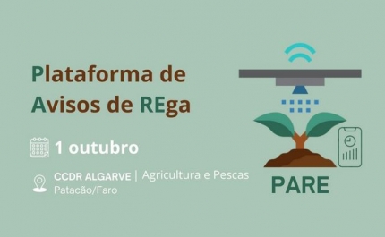 CCDR ALGARVE promove sessão de apresentação da Plataforma de Avisos de REga - PARE