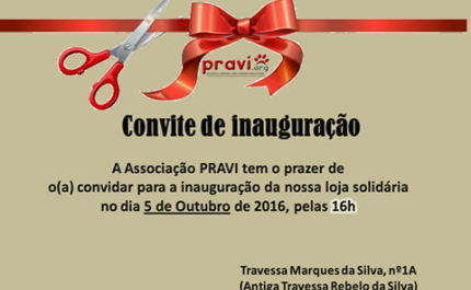 PRAVI inaugura loja solidária em Faro
