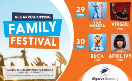 Celebre o fim do verão ao som dos concertos do AlgarveShopping Family Festival 