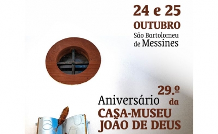 Casa-Museu João de Deus celebra 29.º aniversário com um programa dedicado à literatura, à música e à descoberta do património