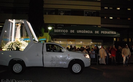 IMAGEM PEREGRINA DE NOSSA SENHORA DE FÁTIMA EMOCIONA NA PASSAGEM PELA UNIDADE DE FARO