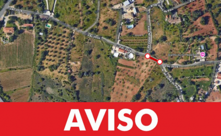CONDICIONAMENTO DE TRÂNSITO NO SITIO DE VALES DE PÊRA, EM PÊRA, NO DIA 21 DE ABRIL
