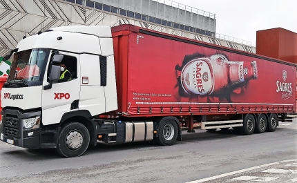 A XPO Logistics prolonga a sua parceria com a Sociedade Central de Cervejas e Bebidas em Portugal