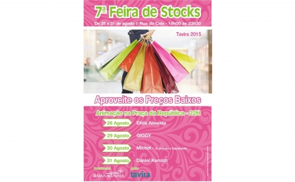 Feira de Stocks regressa à baixa de Tavira