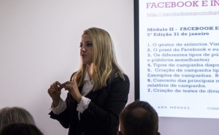 Portimão acolhe uma das maiores especialistas nacionais em Facebook e Instagram