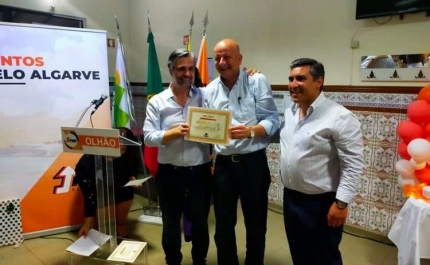 Jantar de aniversário do PSD Olhão juntou figuras regionais do partido e homenageou militantes