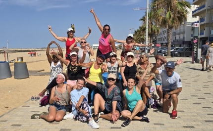 Zumba Sunrise com Vania Pipard ilumina Quarteira com manhã de energia e bem-estar 