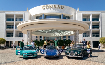 Evandro Gueiros e Adriana Gueiros foram os vencedores do Algarve Classic Cars 2024