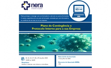 Formação Online - Plano de Contingência e Protocolo Interno para a sua Empresa
