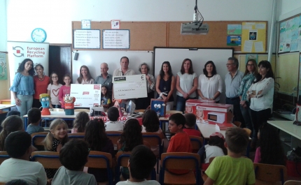 Escola de Tavira recebeu Prémios pelo Desempenho na Recolha de Resíduos 