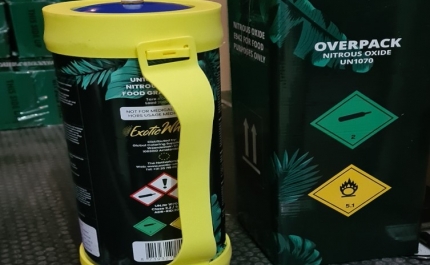Apreensão de 809 botijas de óxido nitroso em Tavira