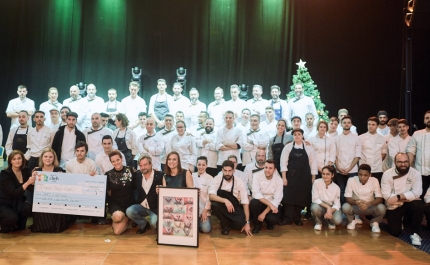 Jantar Solidário de Natal da Algarve Chefs Week angaria 10.000 euros para apoiar crianças de duas instituições de solidariedade social