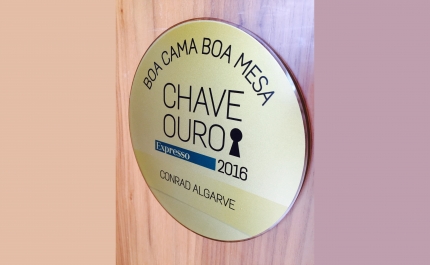 Conrad Algarve premiado com Chave de Ouro pelo Guia Boa Cama Boa Mesa