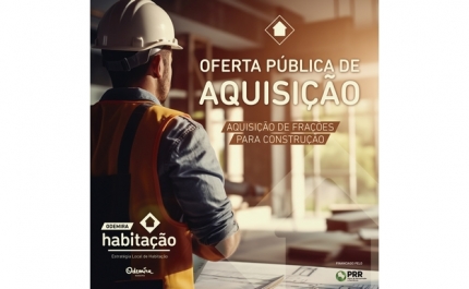 MUNICÍPIO DE ODEMIRA LANÇA OFERTA PÚBLICA PARA AQUISIÇÃO DE FRAÇÕES PARA CONSTRUÇÃO NO ÂMBITO DO PRR