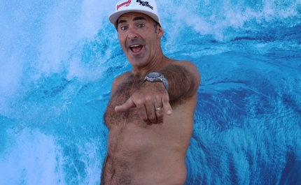 McNamara inaugurou hoje o maior escorrega Free Fall da Europa no Aquashow