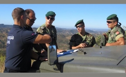 EXÉRCITO PORTUGUÊS PATRULHA LOULÉ NO PERÍODO CRÍTICO DOS INCÊNDIOS FLORESTAIS