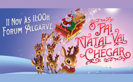 ESTE ANO O PAI NATAL CHEGA AO FORUM ALGARVE NUM TRENÓ PUXADO POR RENAS