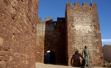 Castelo com fins de tarde animados