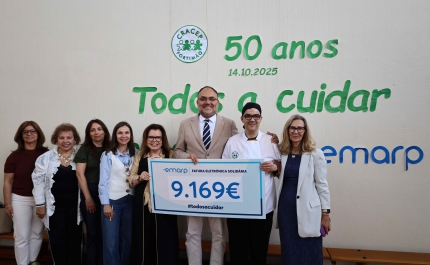 EMARP entrega 9.169 € à CRACEP e inicia novo protocolo com a APPDA-Algarve no âmbito da Campanha «Fatura Eletrónica Solidária»