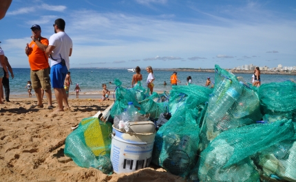 «Vamos Limpar o Mar» na Praia do Pintadinho envolveu 120 pessoas
