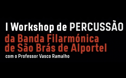 São Brás de Alportel celebra Dia da Música com Workshop de Percussão, pela mão de Vasco Ramalho