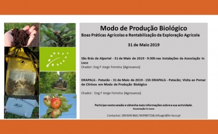Sessões de Informação: Produção Agrícola de Pequenas Quantidades. Enquadramento Legal de Atividades Industriais