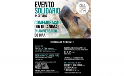 Evento Solidário | Comemoração do Dia do Animal e 2º Aniversário do CIAA