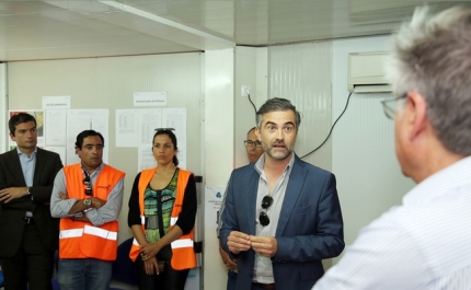 Obras da nova ETAR Faro-Olhão avançam a bom ritmo