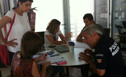 Polícia Marítima de Faro em ação conjunta com SEF e ACT