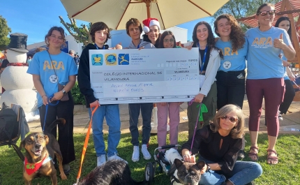 Colégio Internacional de Vilamoura doa 7000 euros a instituições de solidariedade
