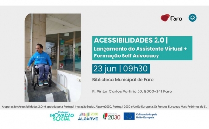 MUNICÍPIO DE FARO E ASSOCIAÇÃO SALVADOR PROMOVEM EVENTO NO ÂMBITO DO PROJETO ACESSIBILIDADES 2.0