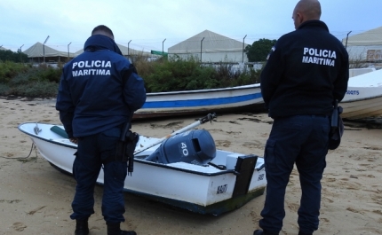 Polícia Marítima de Faro recupera embarcação e motor furtados