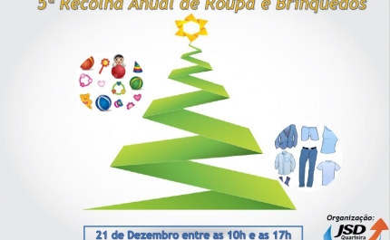 JSD Quarteira realiza 5ª «Recolha Anual de Roupa e Brinquedos»